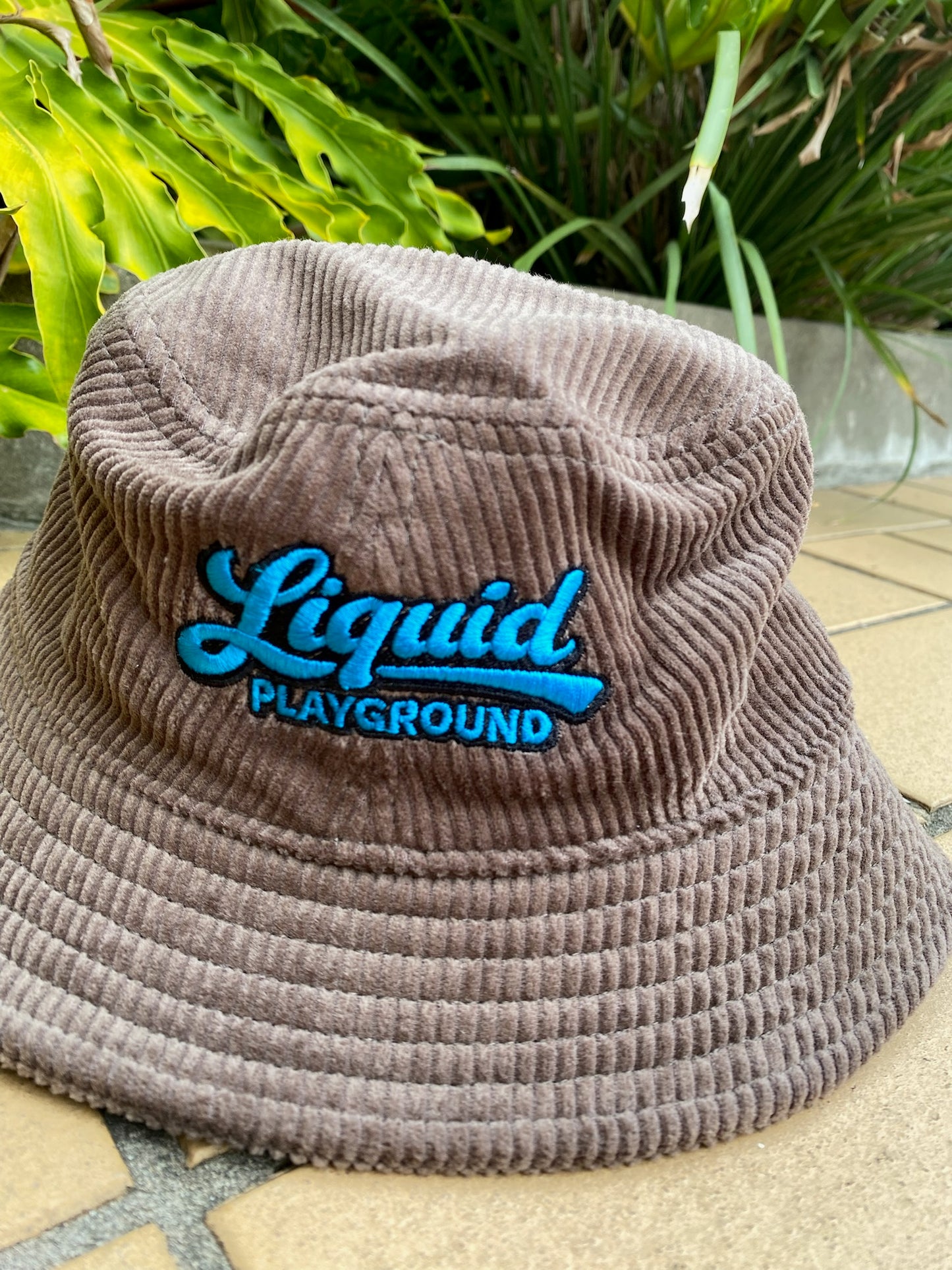 Liquid Playground Surfing Mushroom Cord Bucket Hat
