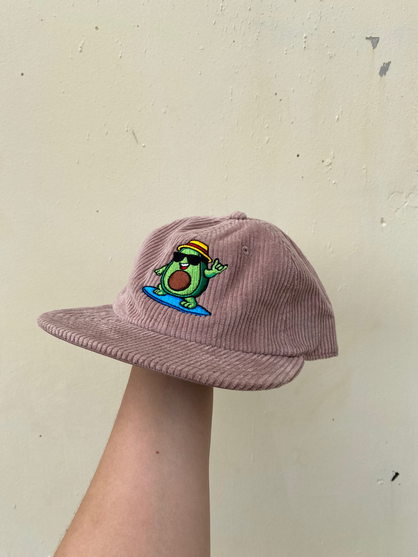 Surfing Avocado Cord Cap