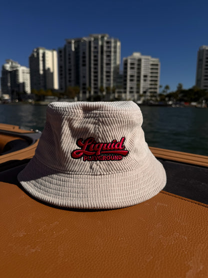Liquid Playground Surfing Beaver Cord Bucket Hat