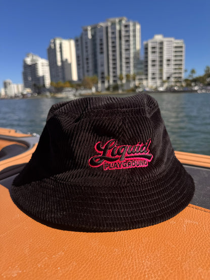 Liquid Playground Surfing Beaver Cord Bucket Hat