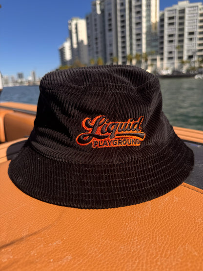 Liquid Playground Surfing Sloth Cord Bucket Hat