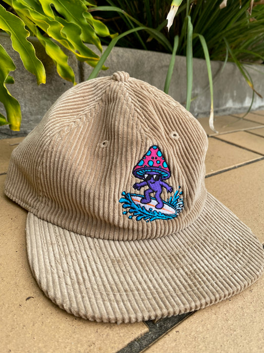 Liquid Playground Surfing Alien Cord Trucker Cap
