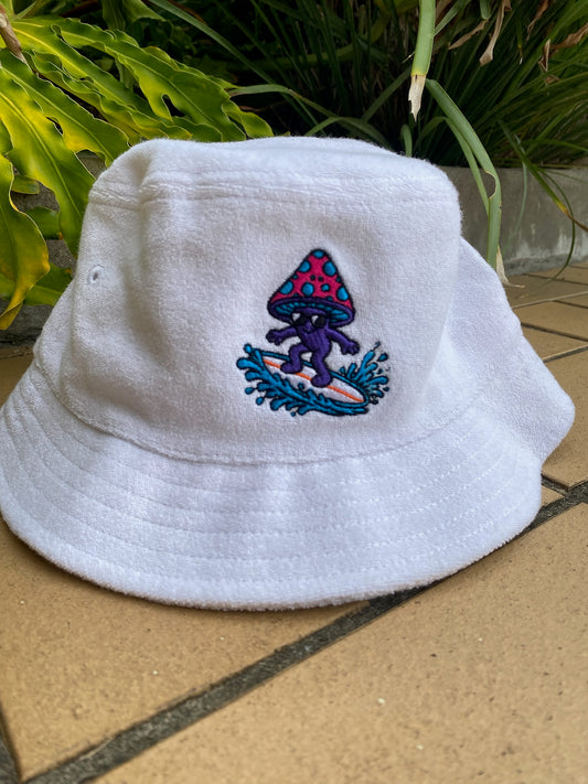 Liquid Playground Surfing Mushroom Towelled Bucket Hat