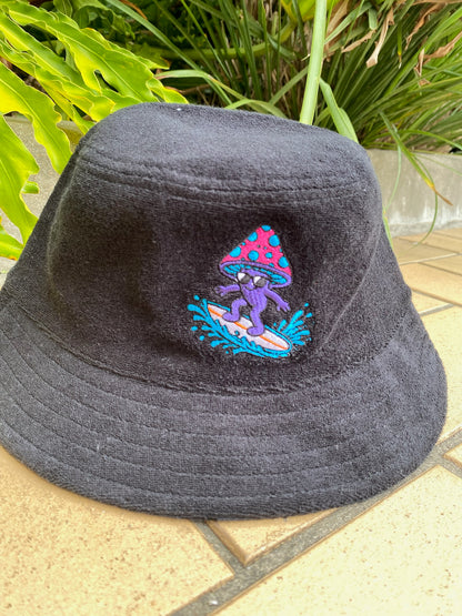 Liquid Playground Surfing Mushroom Towelled Bucket Hat