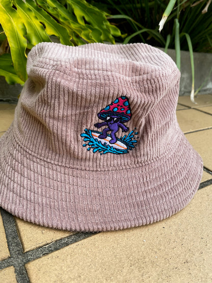 Liquid Playground Surfing Mushroom Cord Bucket Hat