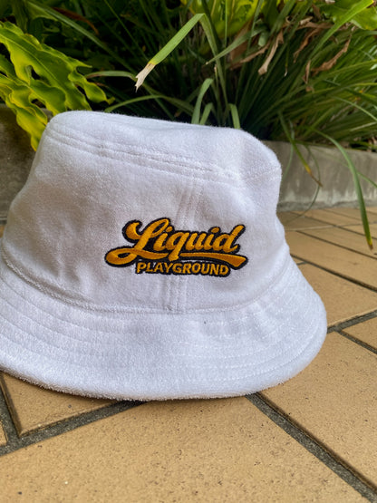 Liquid Playground Surfing Cat Towelled Bucket Hat