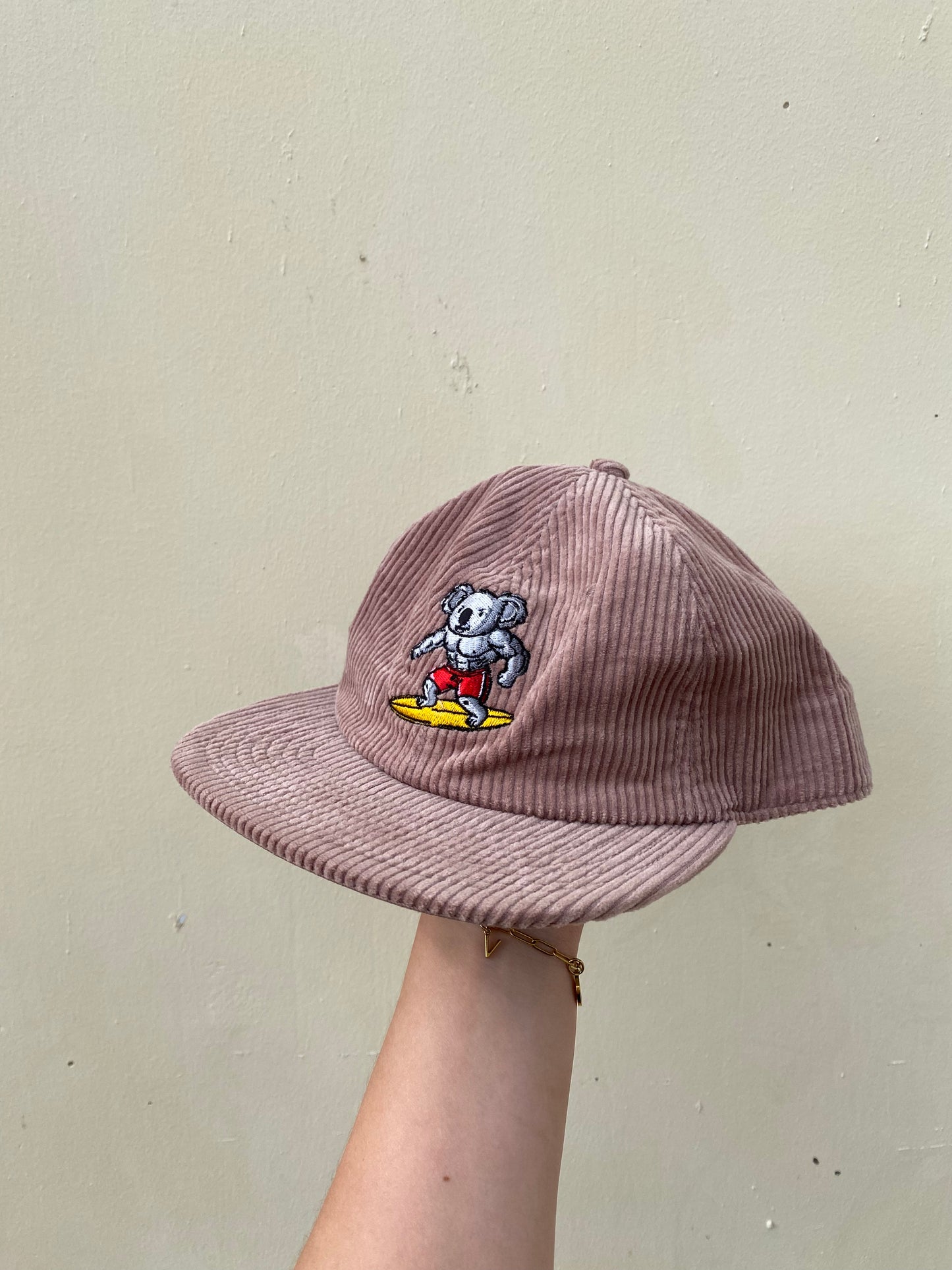 Surfing Koala Cord Cap