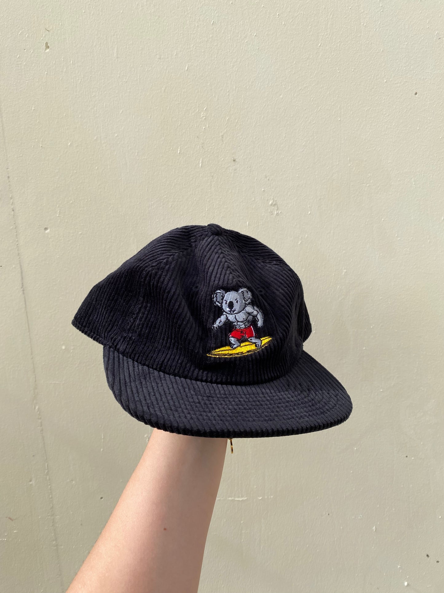Surfing Koala Cord Cap