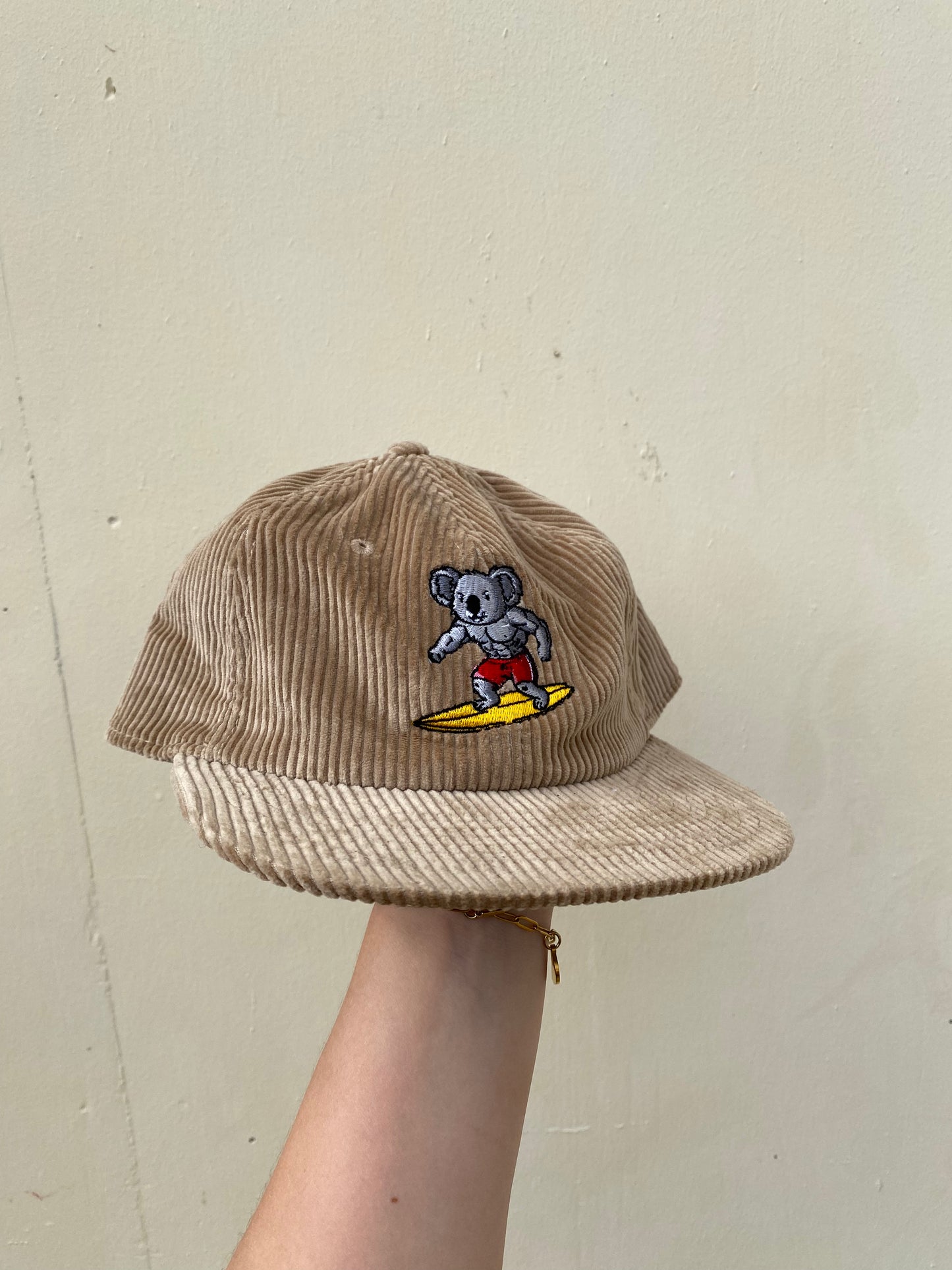 Surfing Koala Cord Cap