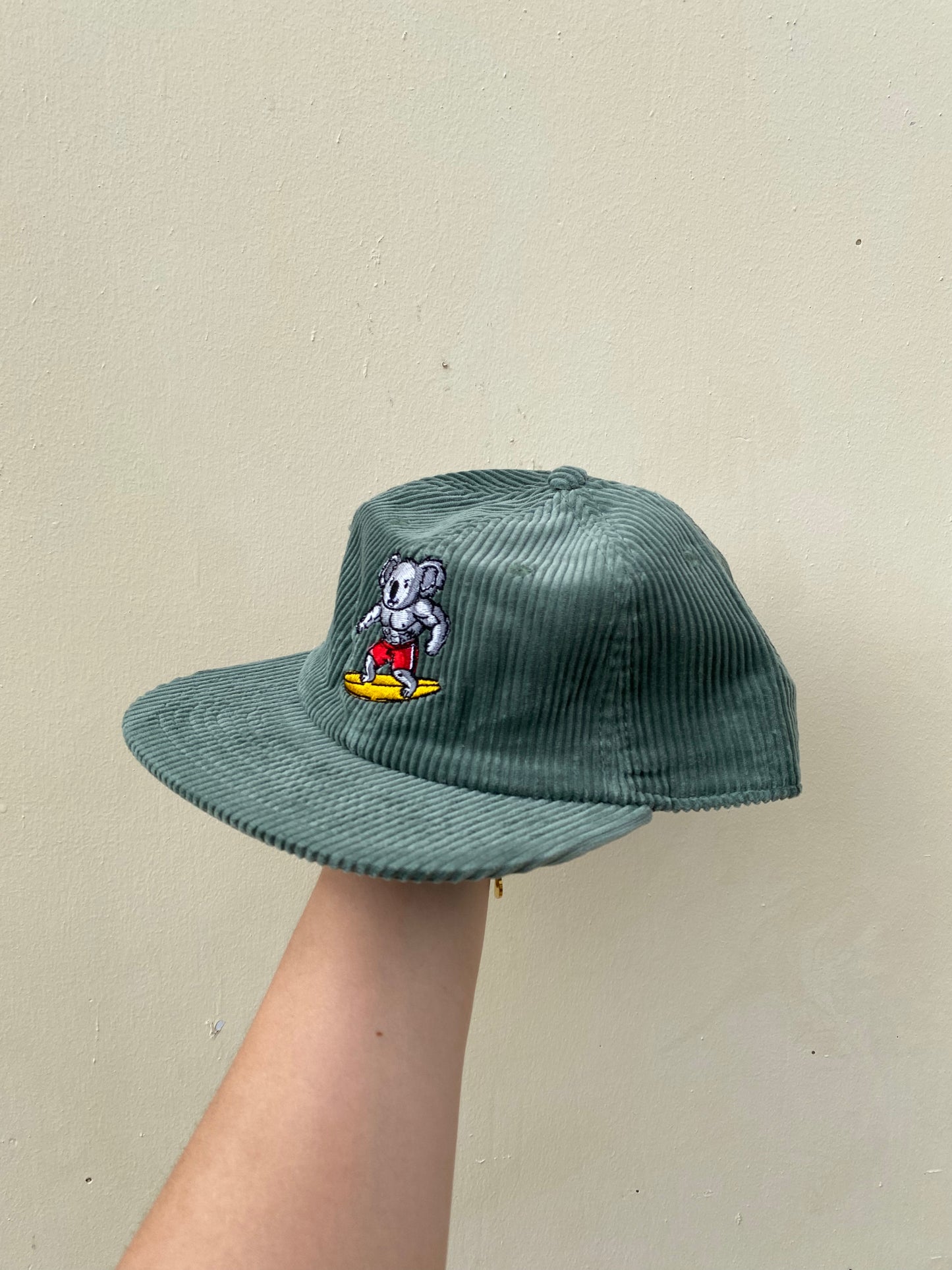 Surfing Koala Cord Cap