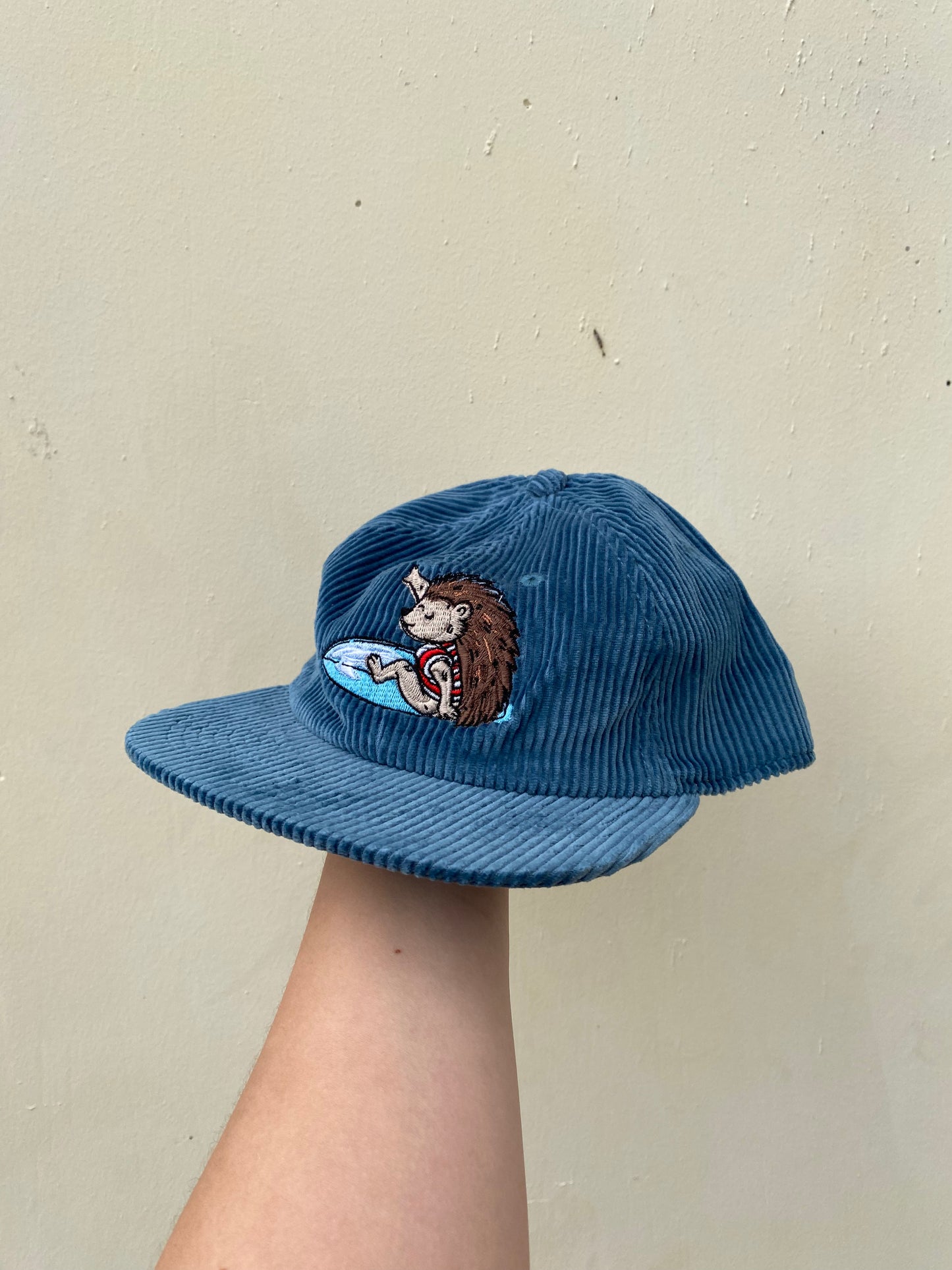 Surfing Hedgehog Cord Cap