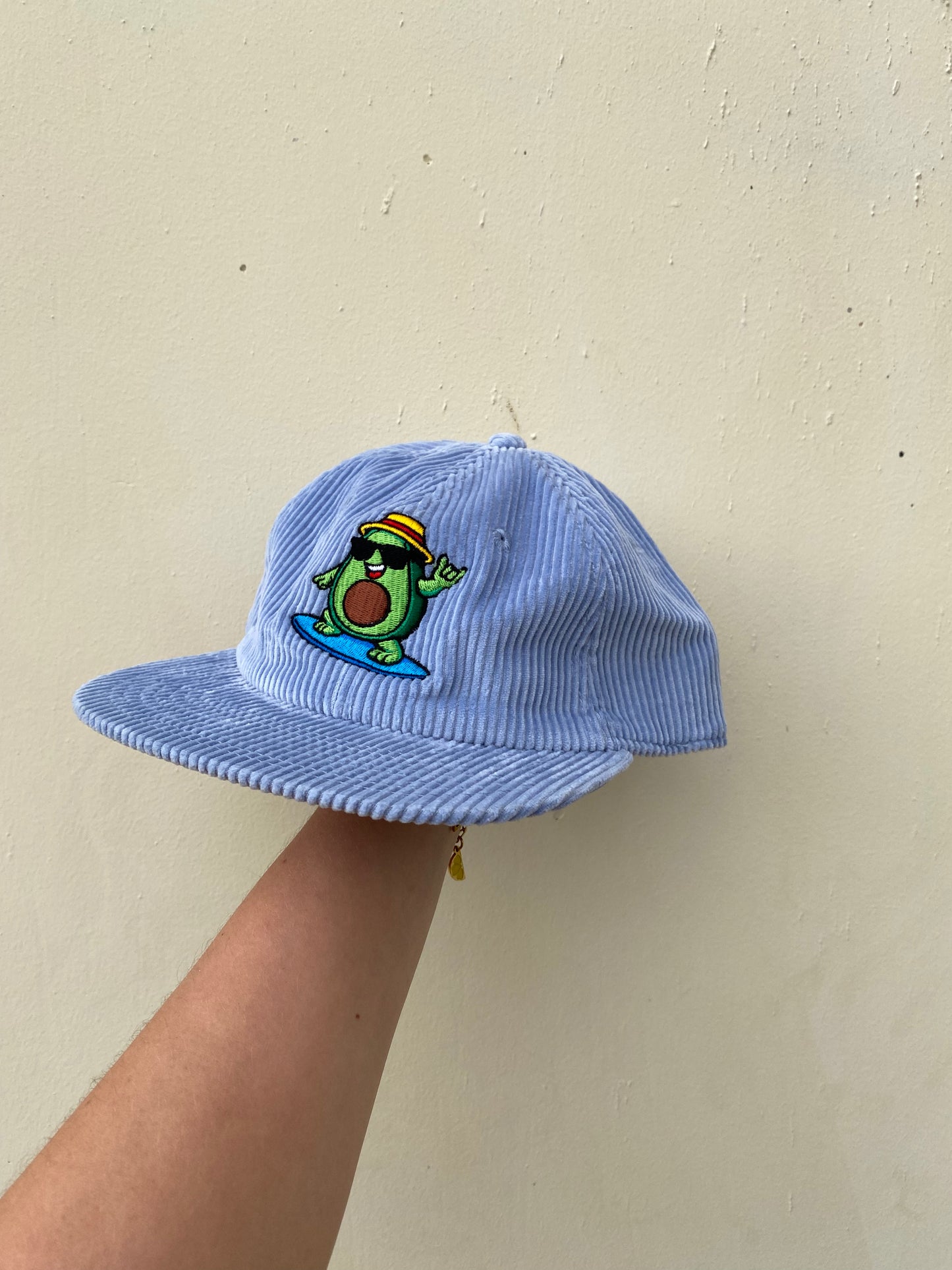 Surfing Avocado Cord Cap