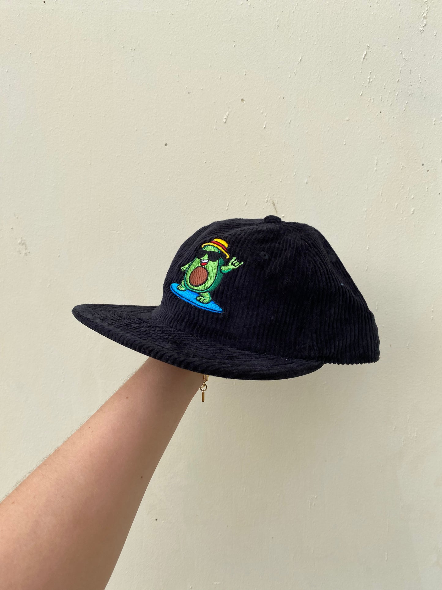 Surfing Avocado Cord Cap