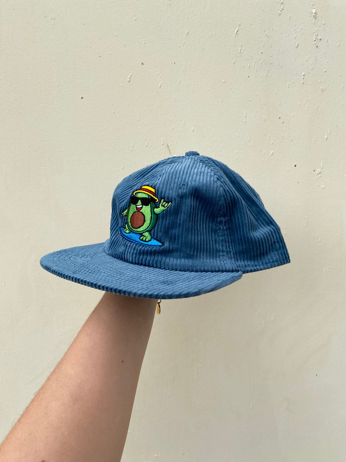 Surfing Avocado Cord Cap