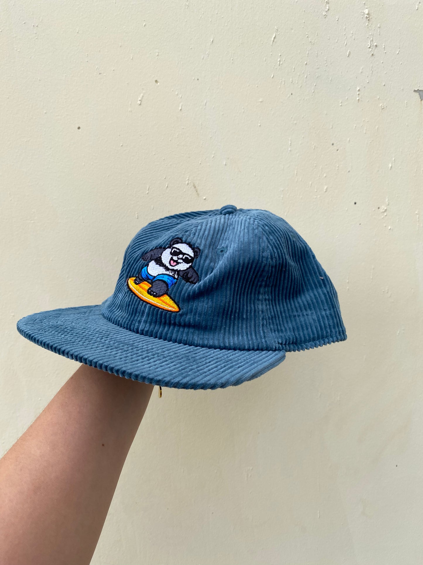 Surfing Panda Cord Cap