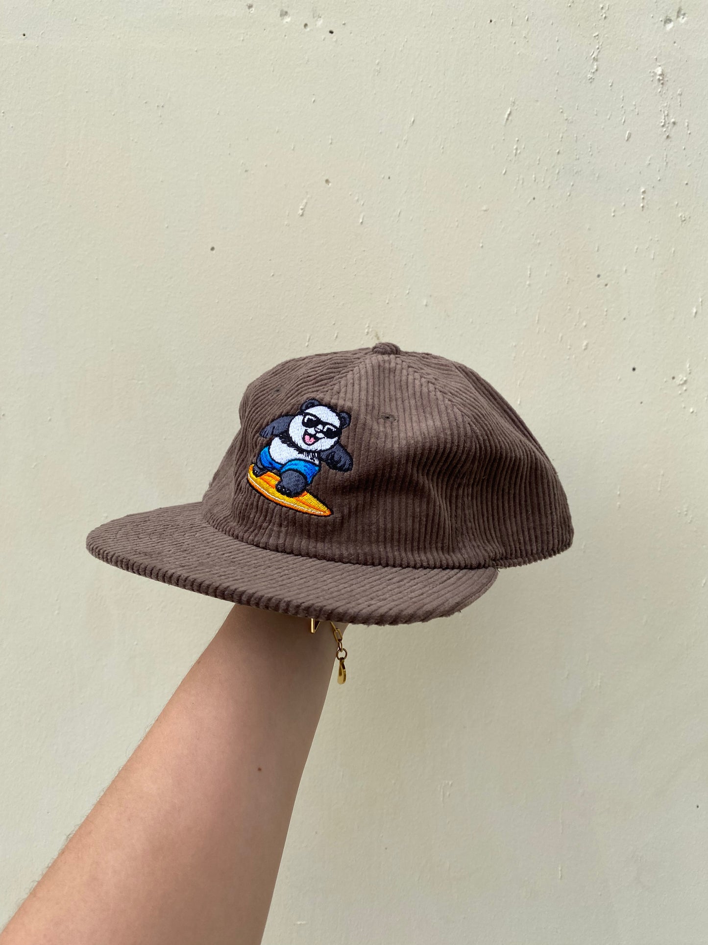 Surfing Panda Cord Cap