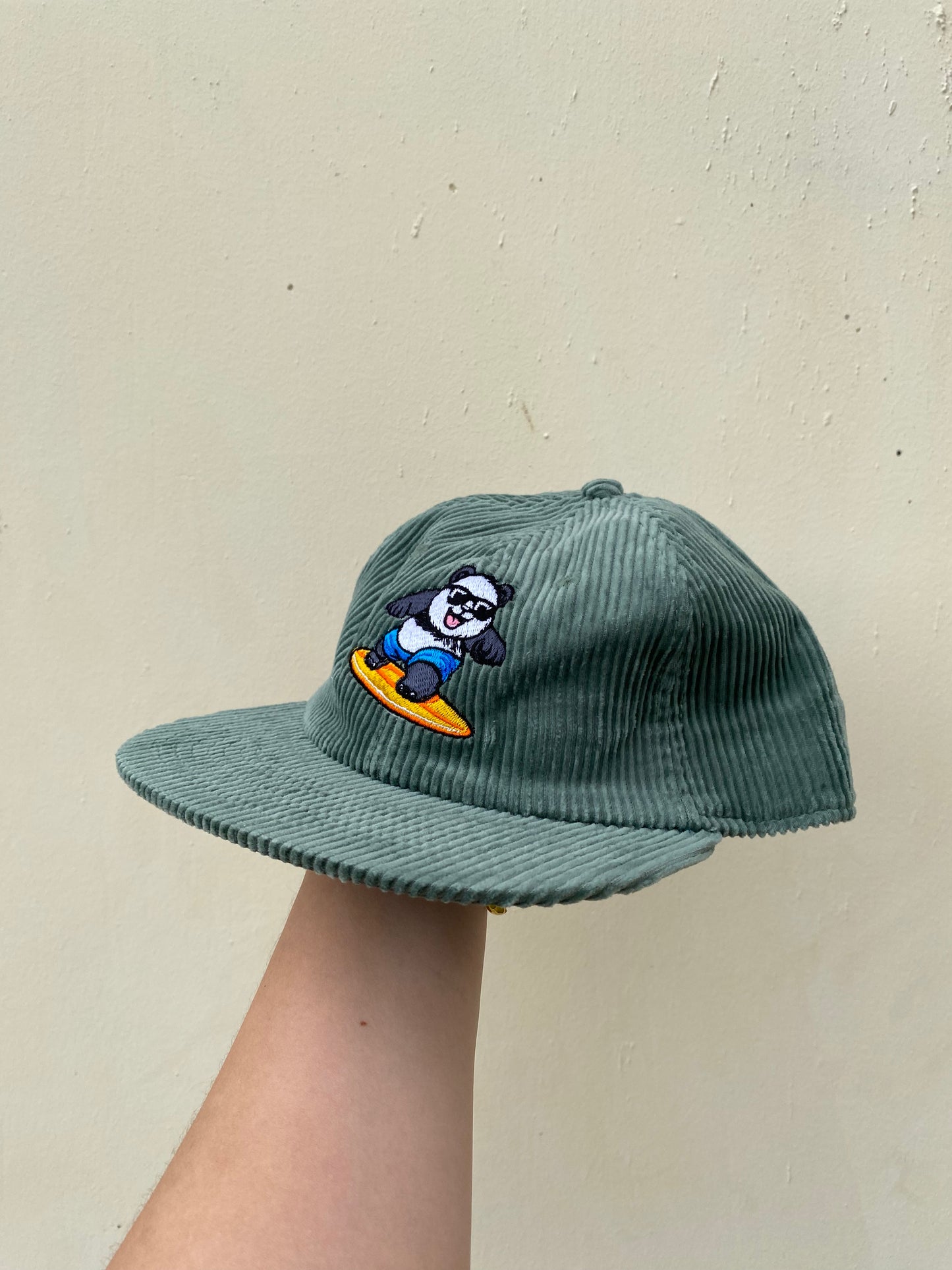 Surfing Panda Cord Cap