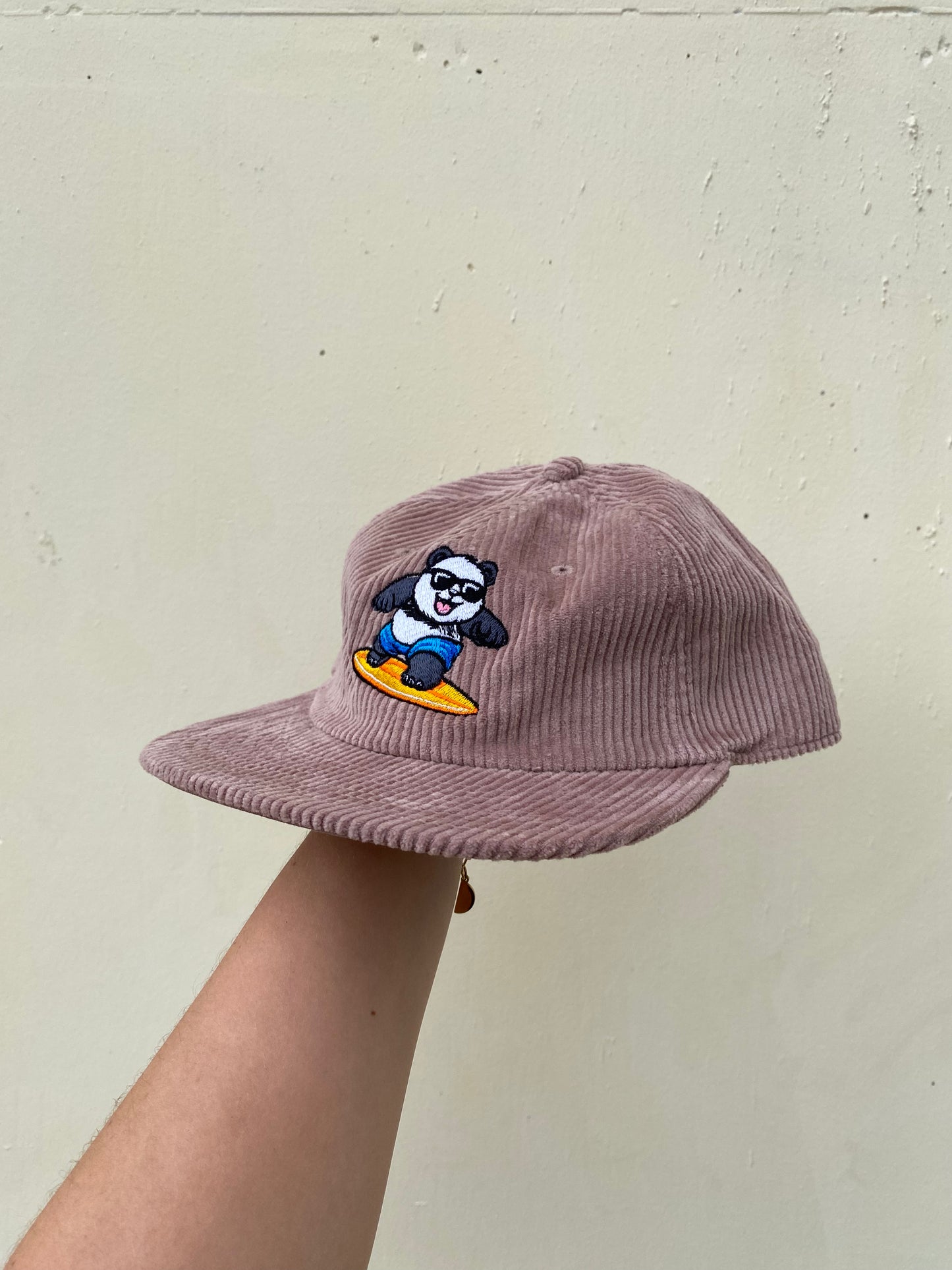 Surfing Panda Cord Cap
