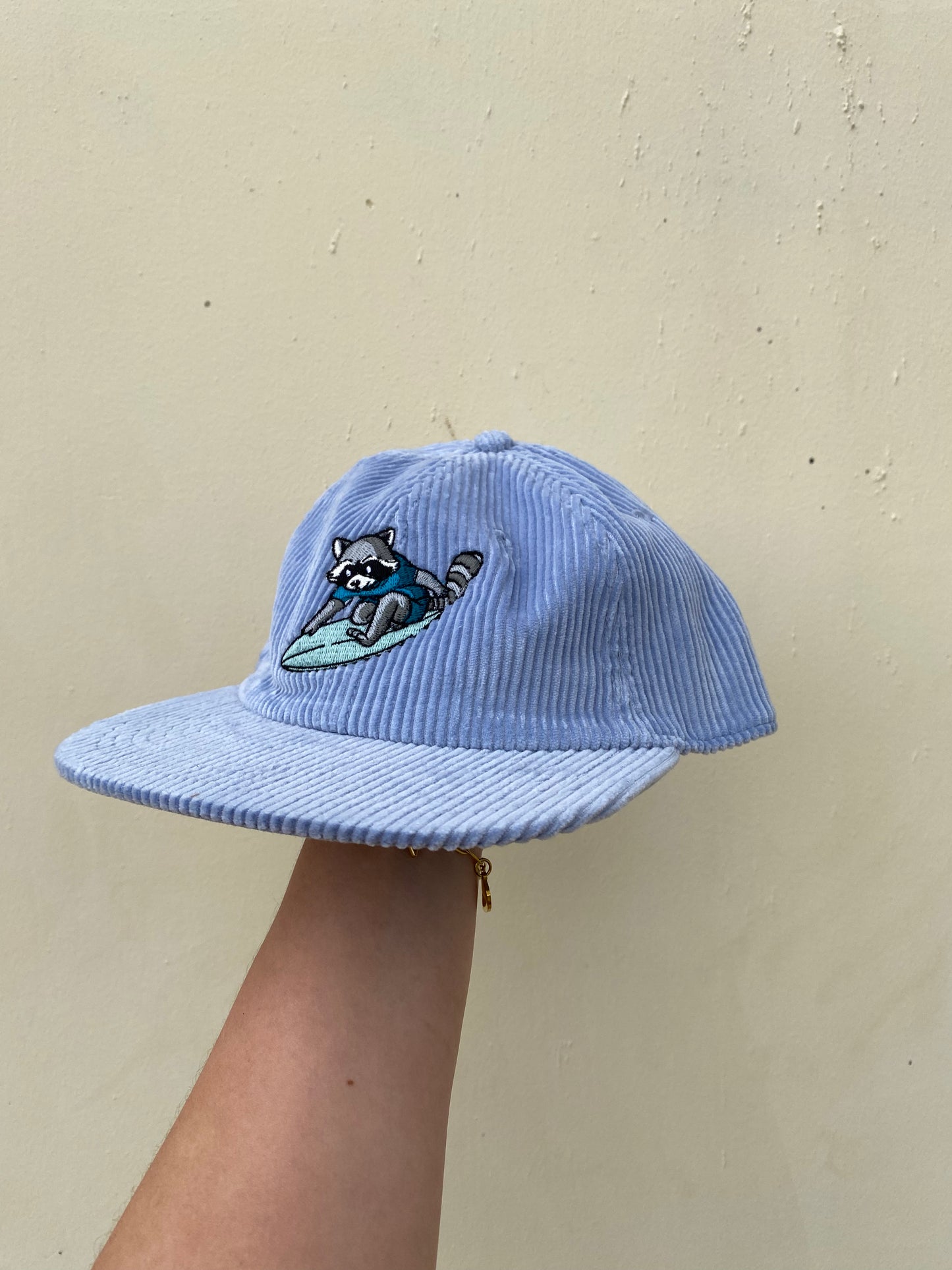 Surfing Badger Cord Cap