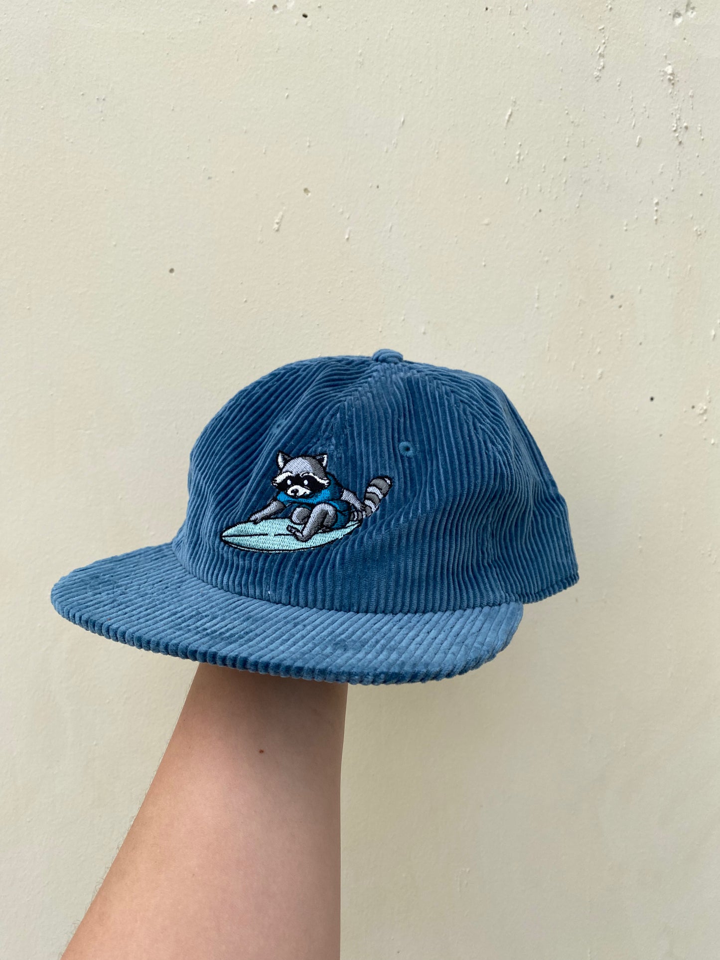 Surfing Badger Cord Cap