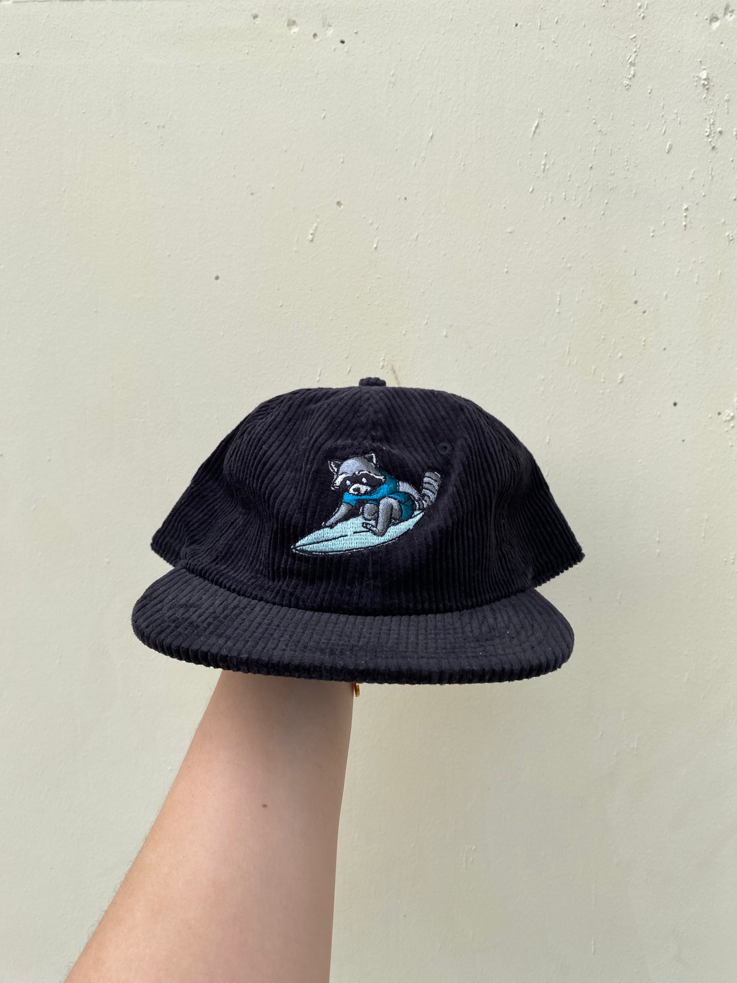 Surfing Badger Cord Cap
