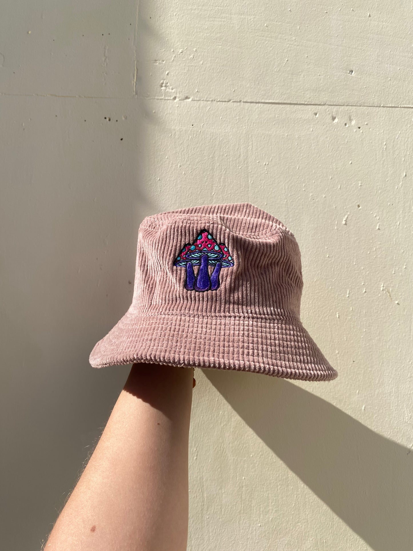 Mushroom Cord Bucket Hat