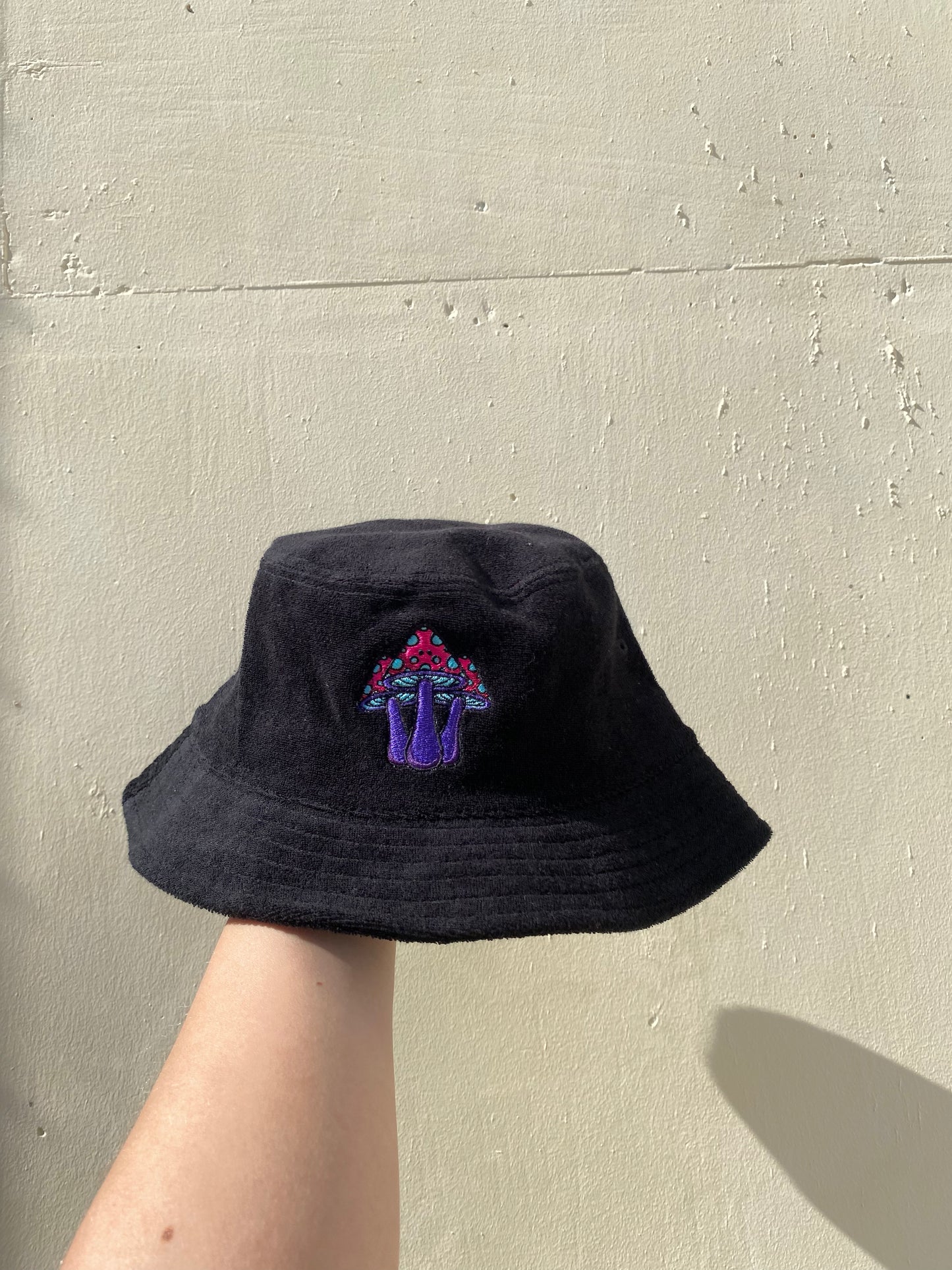 Mushroom Towelled Bucket Hat
