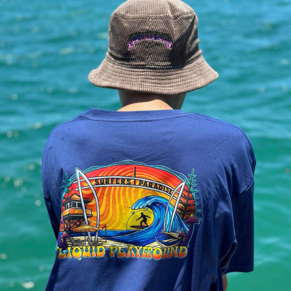Liquid Playground Surfers Paradise Tee – Coastal Lifestyle T-Shirt