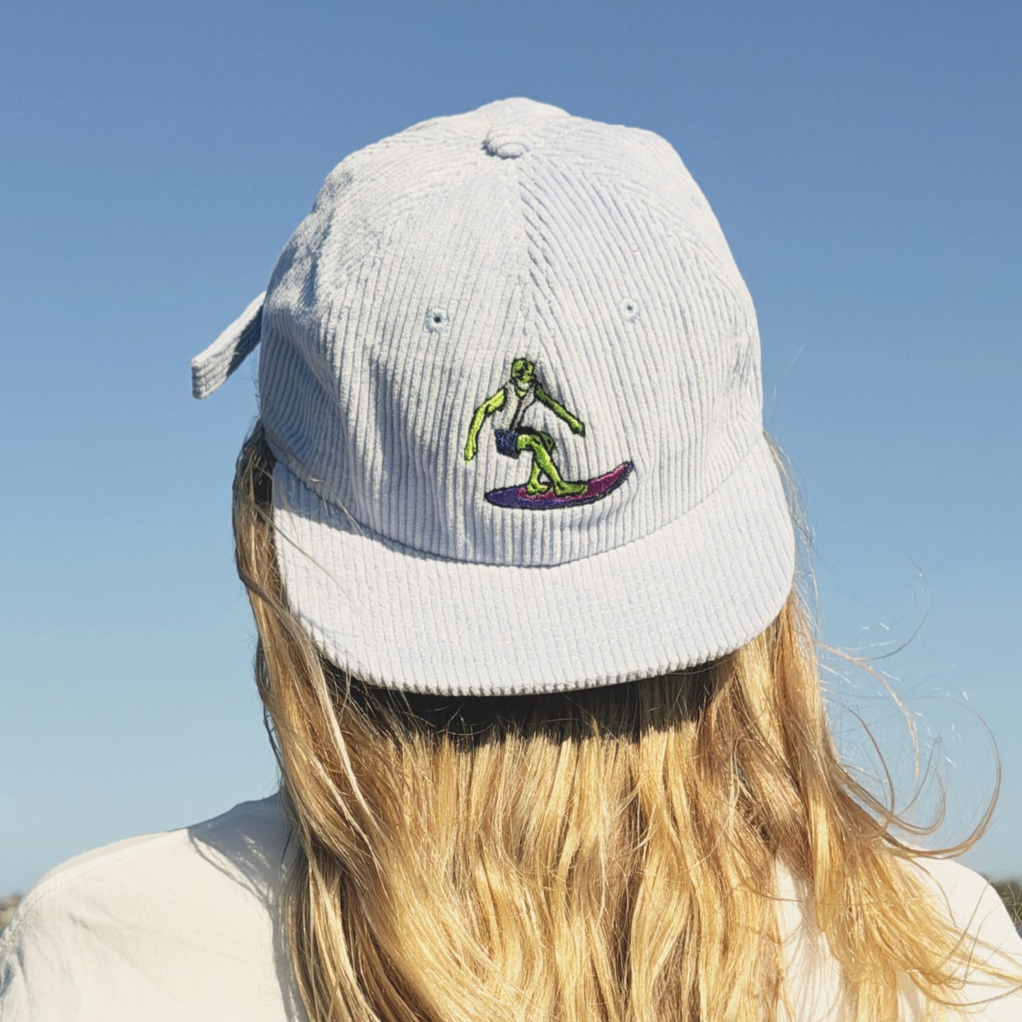 Liquid Playground Surfing Alien Cord Cap – Adjustable Comfy Cap