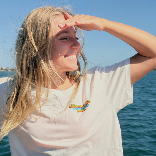 Liquid Playground Surfers Paradise Women’s Tee – Coastal Lifestyle T-Shirt