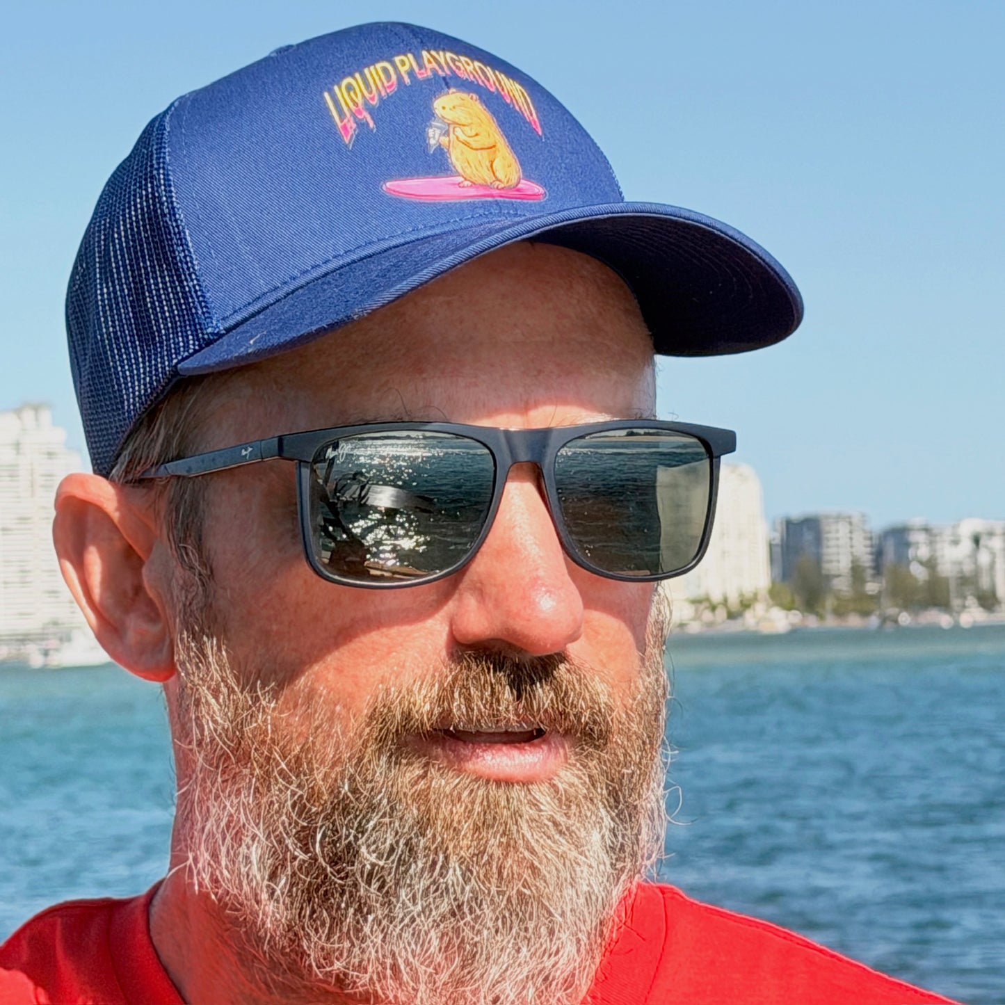 Liquid Playground Surfing Beaver Trucker Cap – Adjustable Comfy Cap